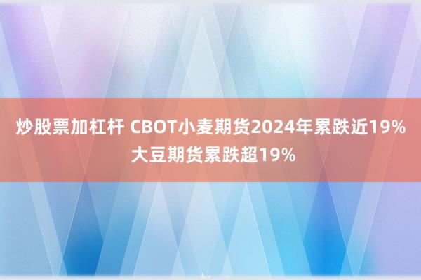 炒股票加杠杆 CBOT小麦期货2024年累跌近19% 大豆期货累跌超19%